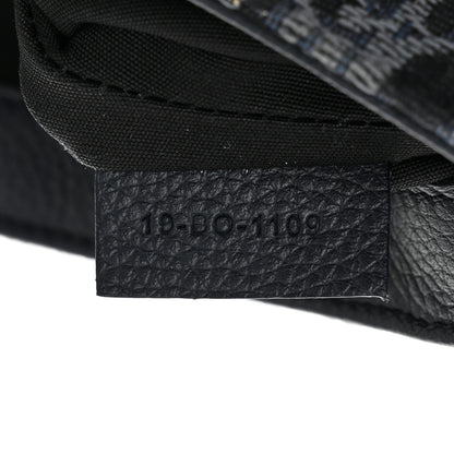 Christian Dior Oblique Saddle Messenger Pouch Blue Black 7 of 11