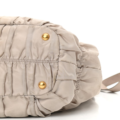 Prada Nappa Gaufre Tote Pomice 10 of 16