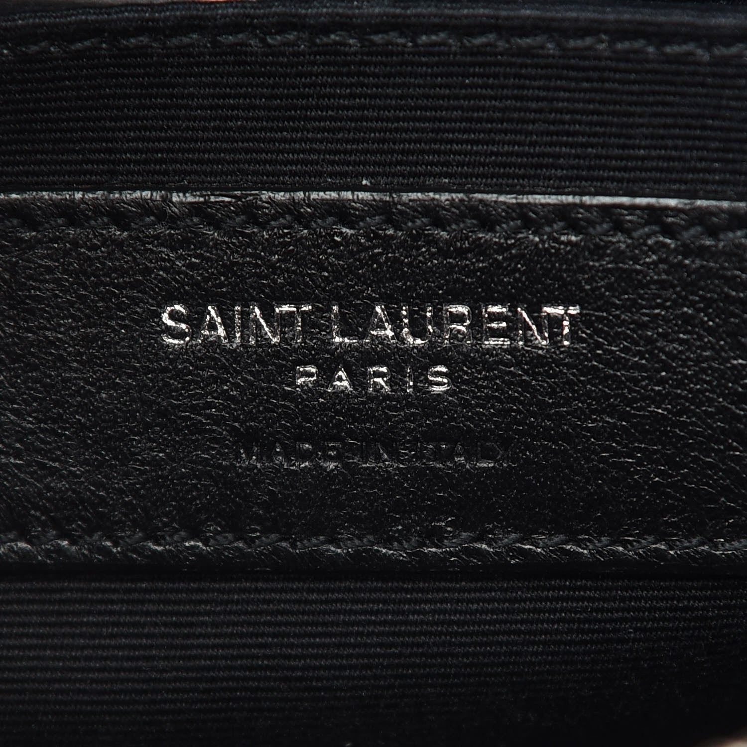 Saint Laurent Calfskin Studded Matelasse Monogram Lou Camera Bag Black 5 of 8