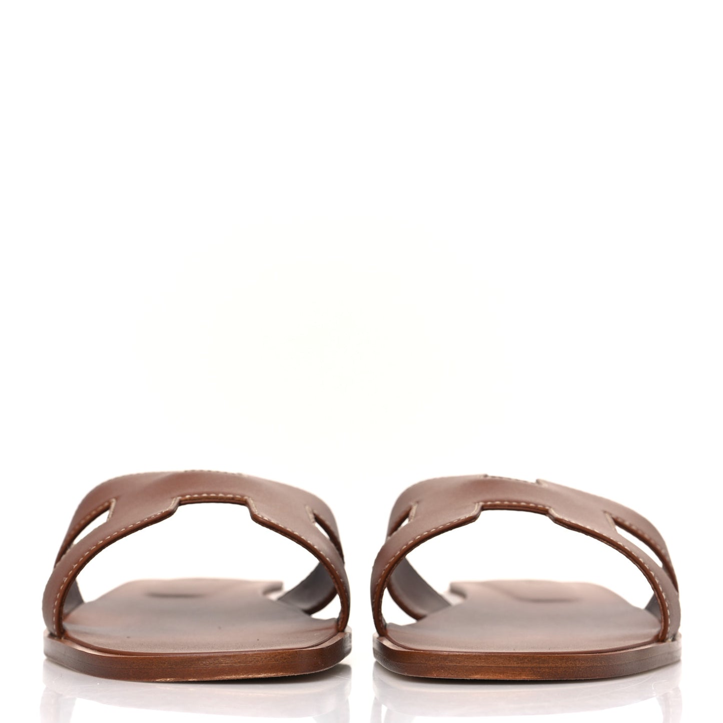 Box Calfskin Oran Sandals 41 Gold