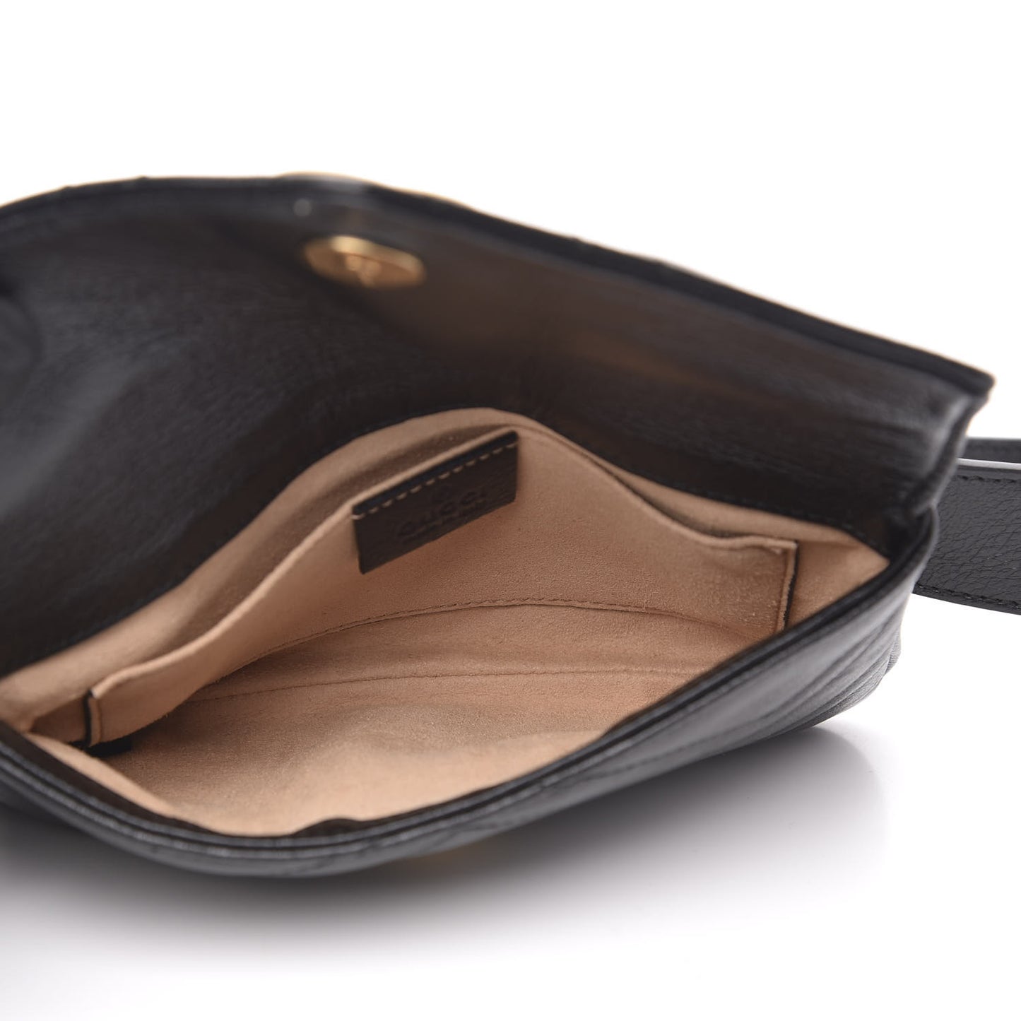 Calfskin Matelasse GG Marmont 2.0 Multi Belt Bag 85 34 Black