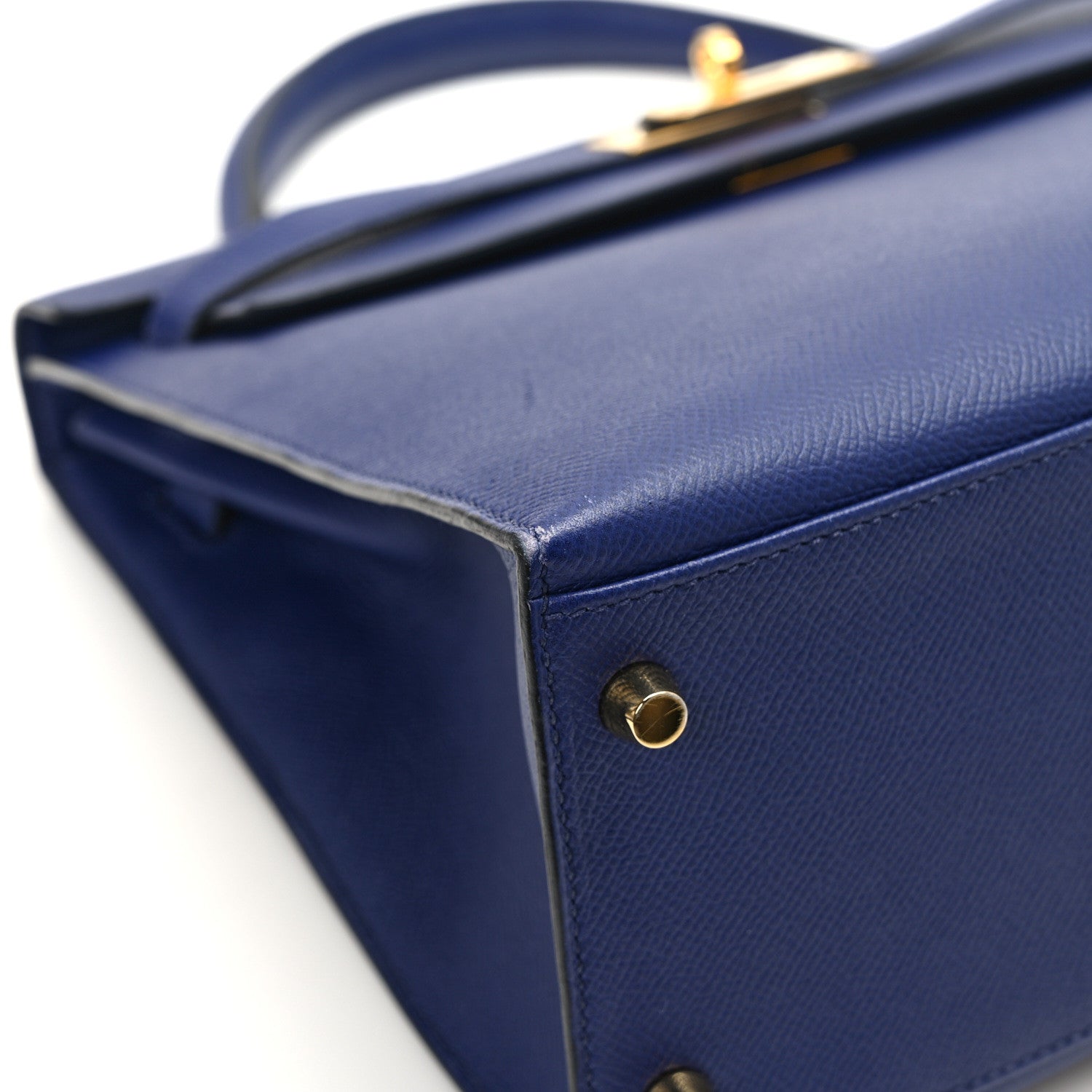 Hermes Epsom Kelly Sellier 32 Bleu Saphir 11 of 13