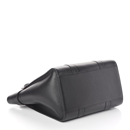Mulberry Grain Vegetable Tanned Calfskin Zipped Bayswater Black 4 of 8
