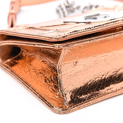 Christian Dior Ceramic Effect Deerskin Diorama Club Bag Gold 7 of 11
