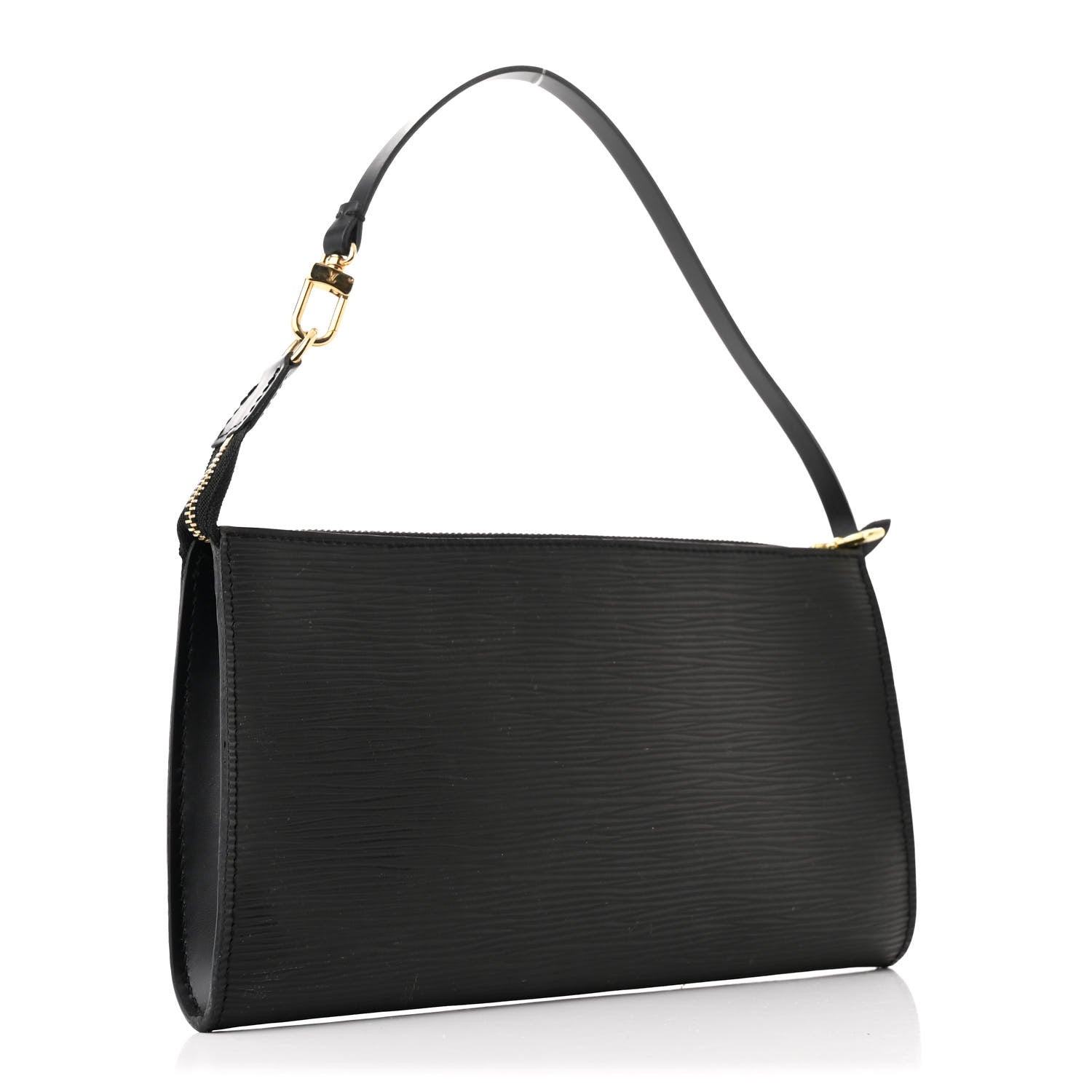 Louis Vuitton Epi Pochette Accessories 24 Black 3 of 9