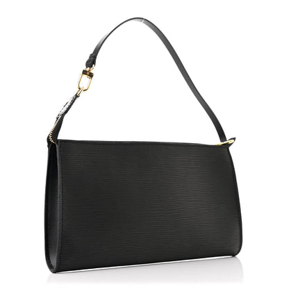 Louis Vuitton Epi Pochette Accessories 24 Black 3 of 9