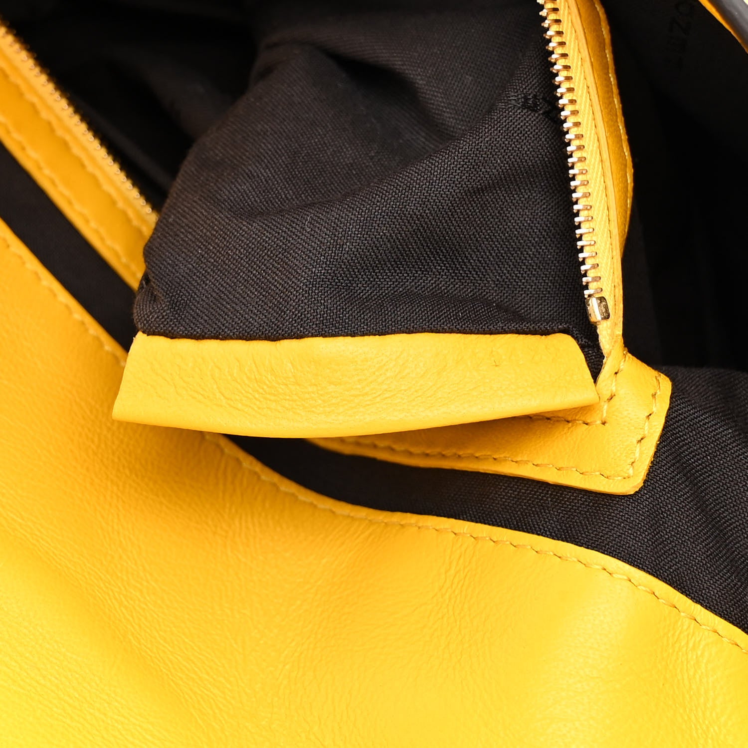 Fendi Nappa FF 1974 Embossed Baguette Mimosa 7 of 10