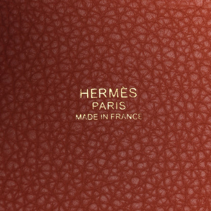 Hermes Taurillon Clemence Picotin Lock 22 MM Terre Battue 5 of 8