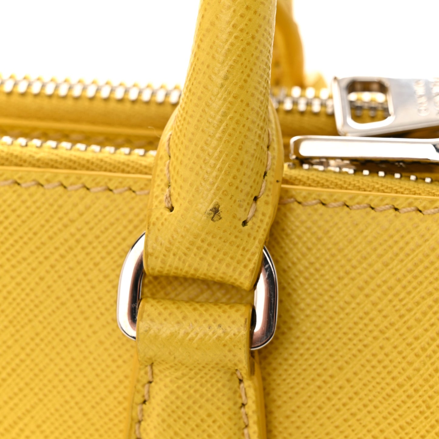 Saffiano Small Galleria Double Zip Tote Soleil