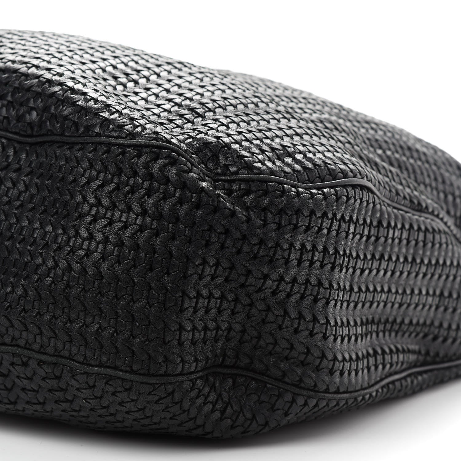 Christian Dior Lambskin Woven Dior Soft Hobo Black 13 of 13