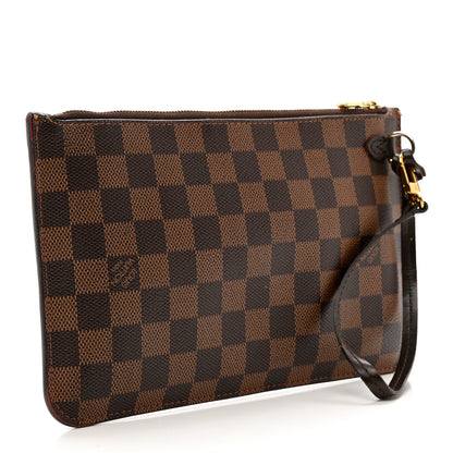 Louis Vuitton Damier Ebene Neverfull MM GM Pochette 3 of 10