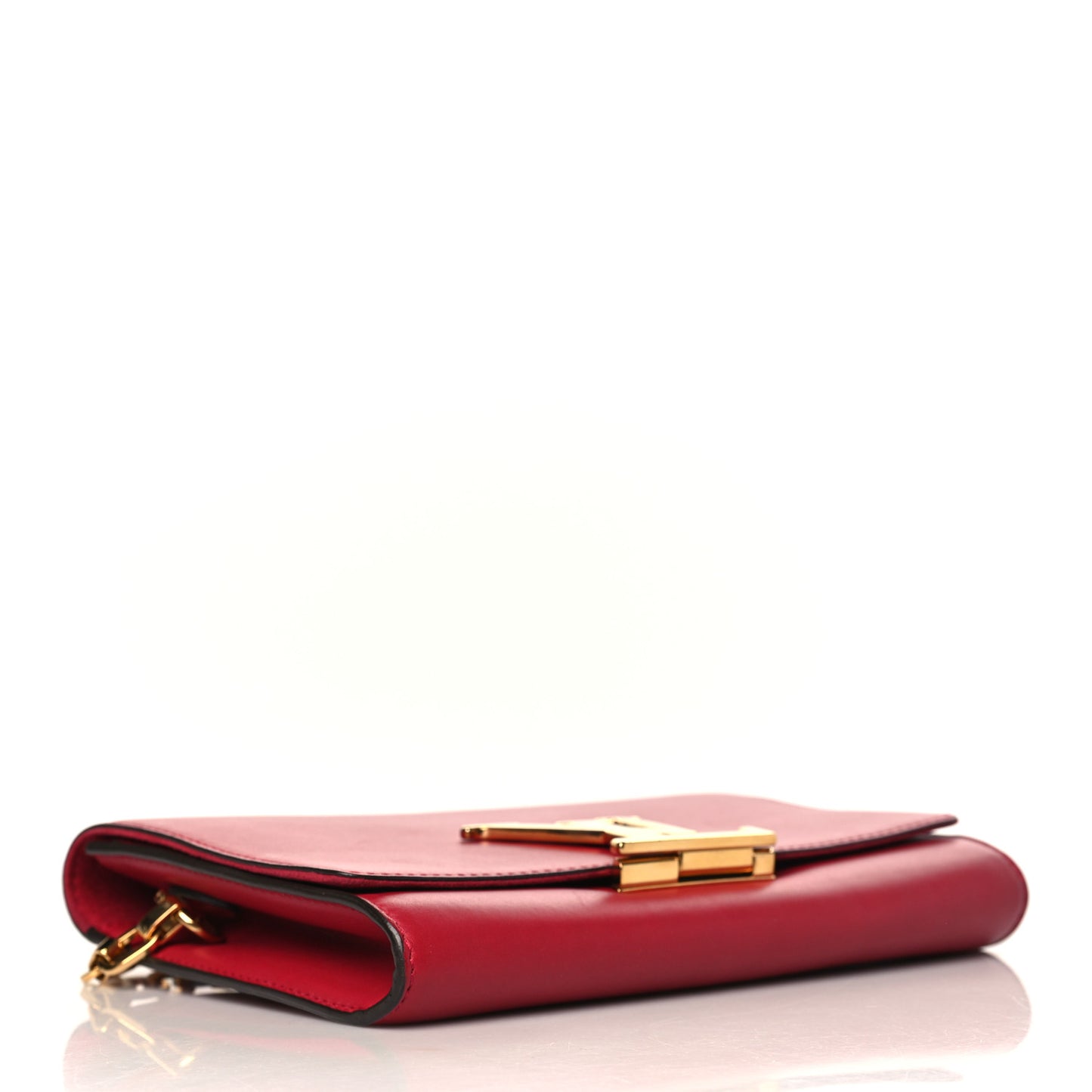 Calfskin Chain Louise MM Red