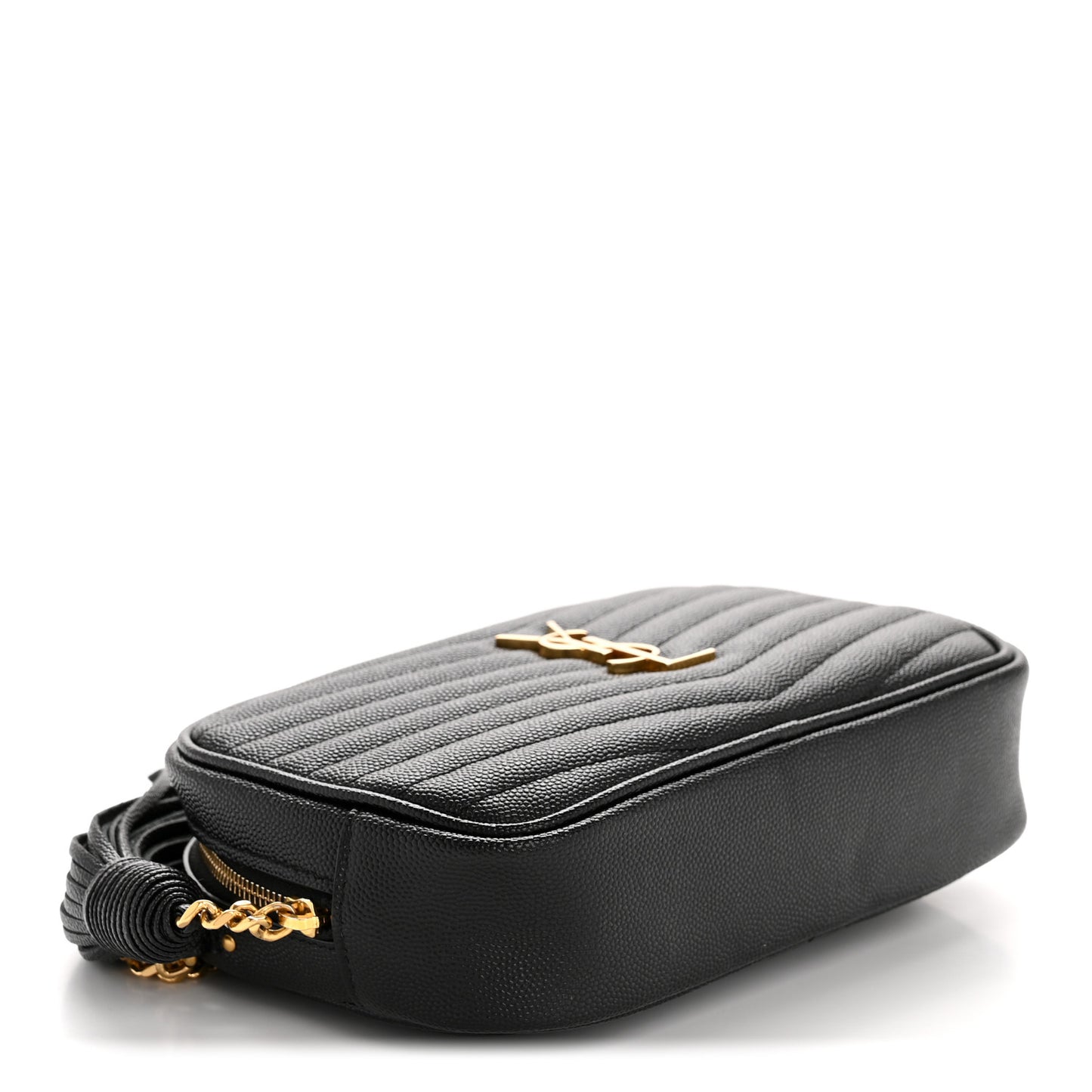 Grain De Poudre Matelasse Monogram Mini Lou Camera Bag Black