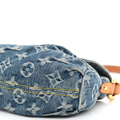 Louis Vuitton Monogram Denim Mini Pleaty Blue 10 of 11