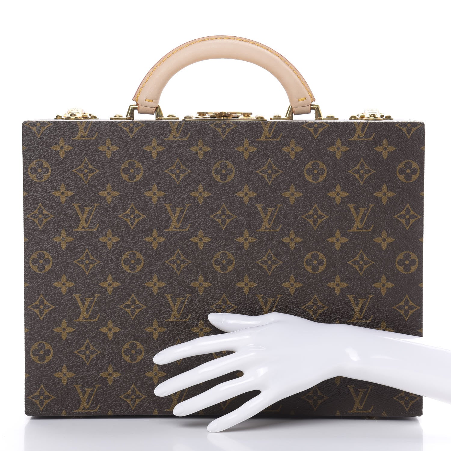 Louis Vuitton Monogram Jewellery Case Hard Trunk 2 of 15