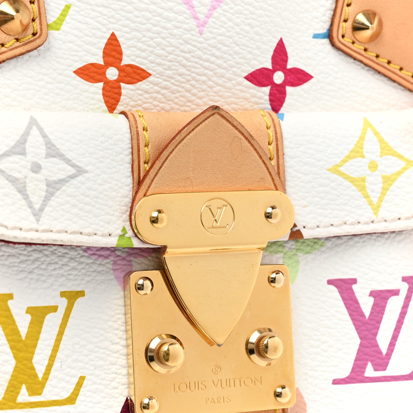 Monogram Multicolor Speedy 30 White