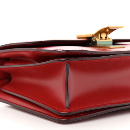 Celine Smooth Calfskin Small Classic Box Flap Bag Red 9 of 12