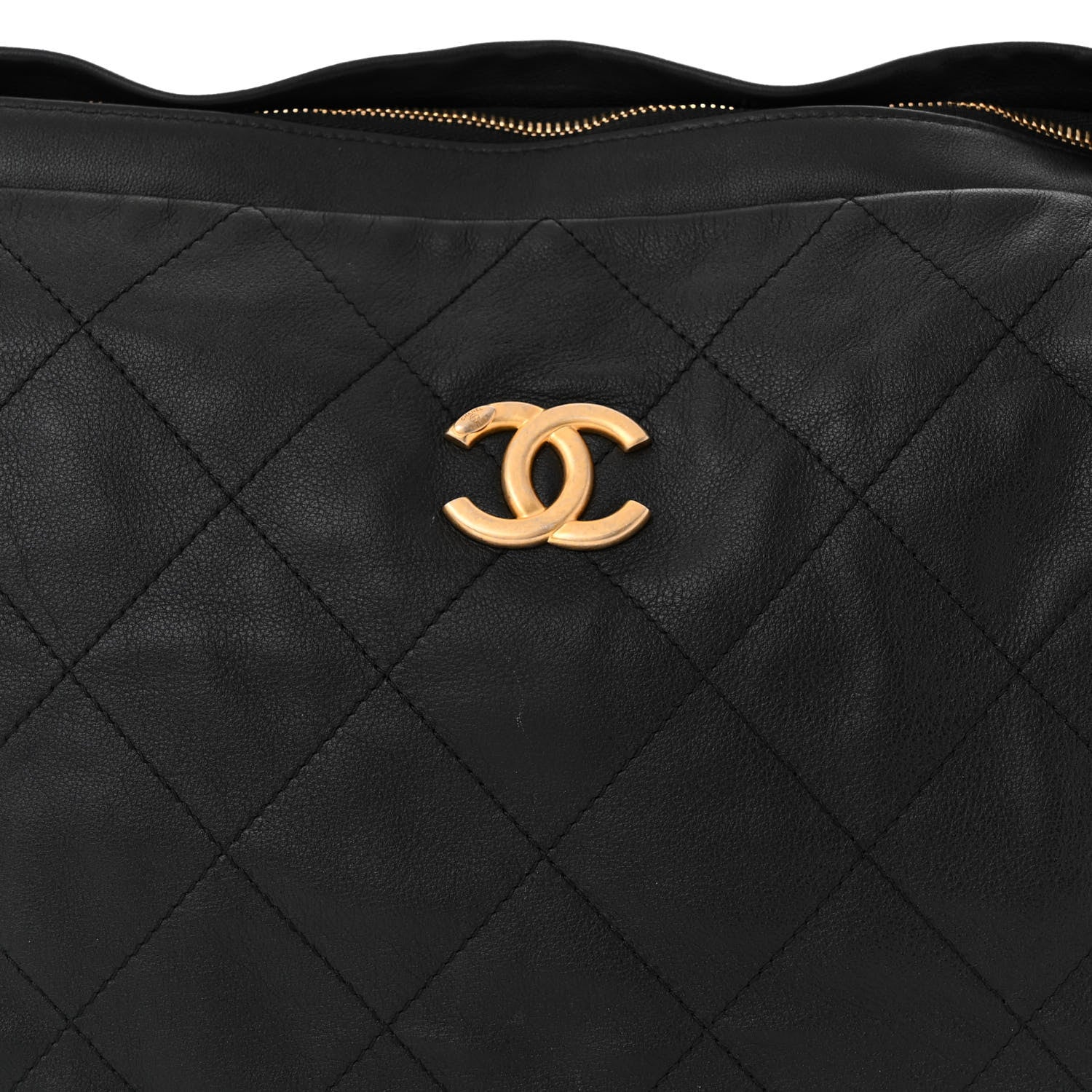Chanel Calfskin Quilted Large Daily Hobo Black 8 of 10
