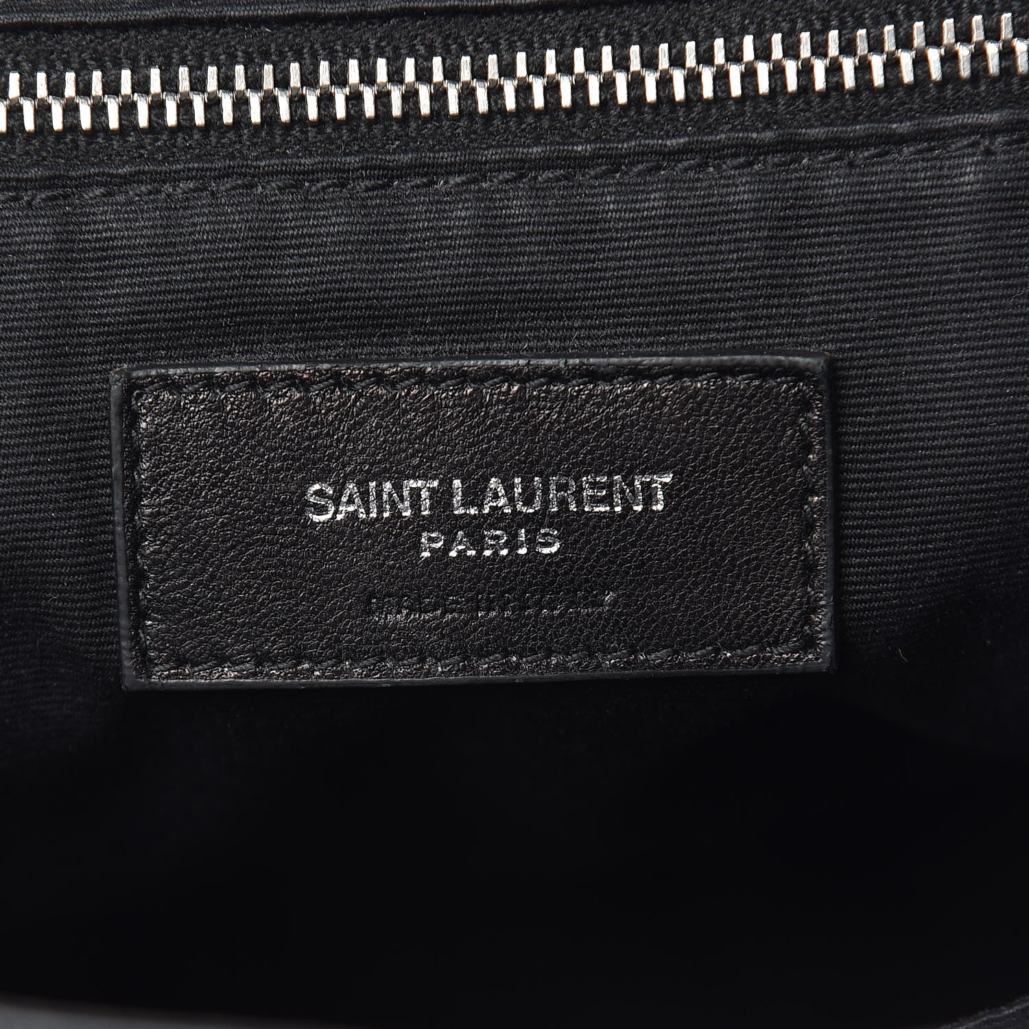 Saint Laurent Calfskin Y Quilted Monogram Small Loulou Backpack Black 6 of 12