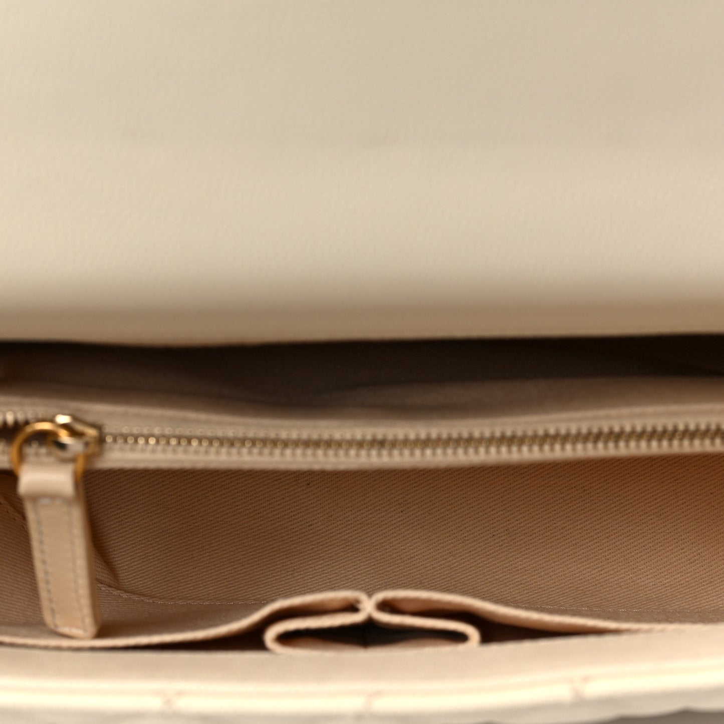 Caviar Quilted Small Coco Handle Flap White