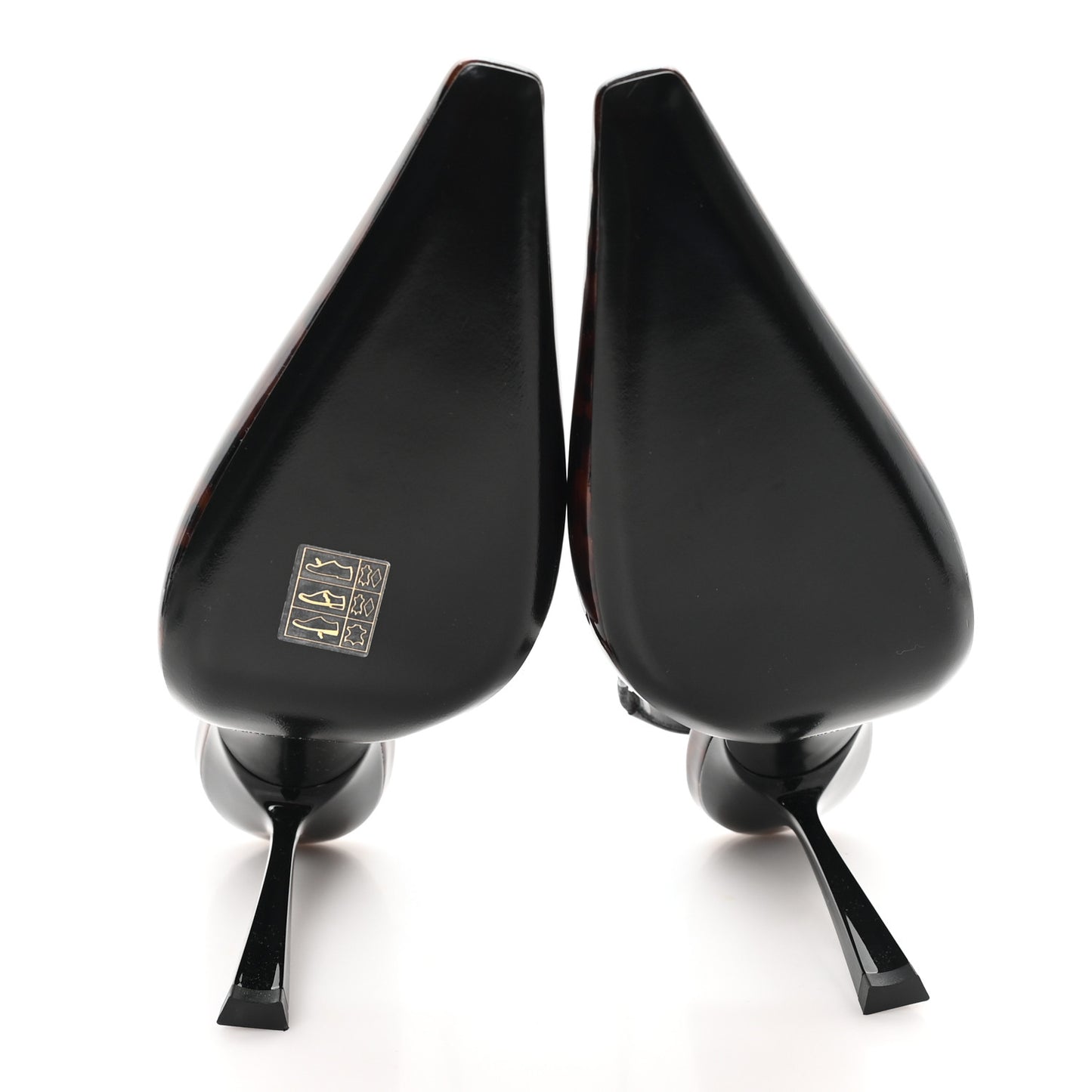 Vernice Grupy Leopard Print Blake 110 Slingback Pumps 39 Manto Natural Black