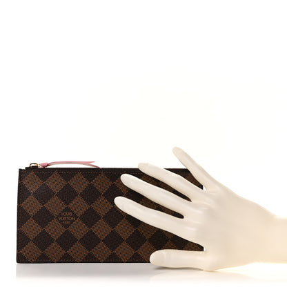 Louis Vuitton Damier Ebene Studded Felicie Chain Wallet Zippered Insert 2 of 7