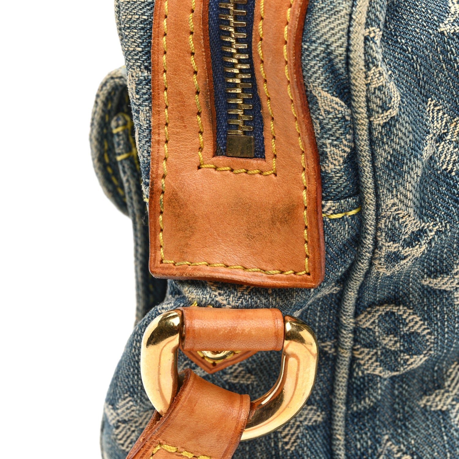 Louis Vuitton Denim Camera Bag Blue 10 of 12