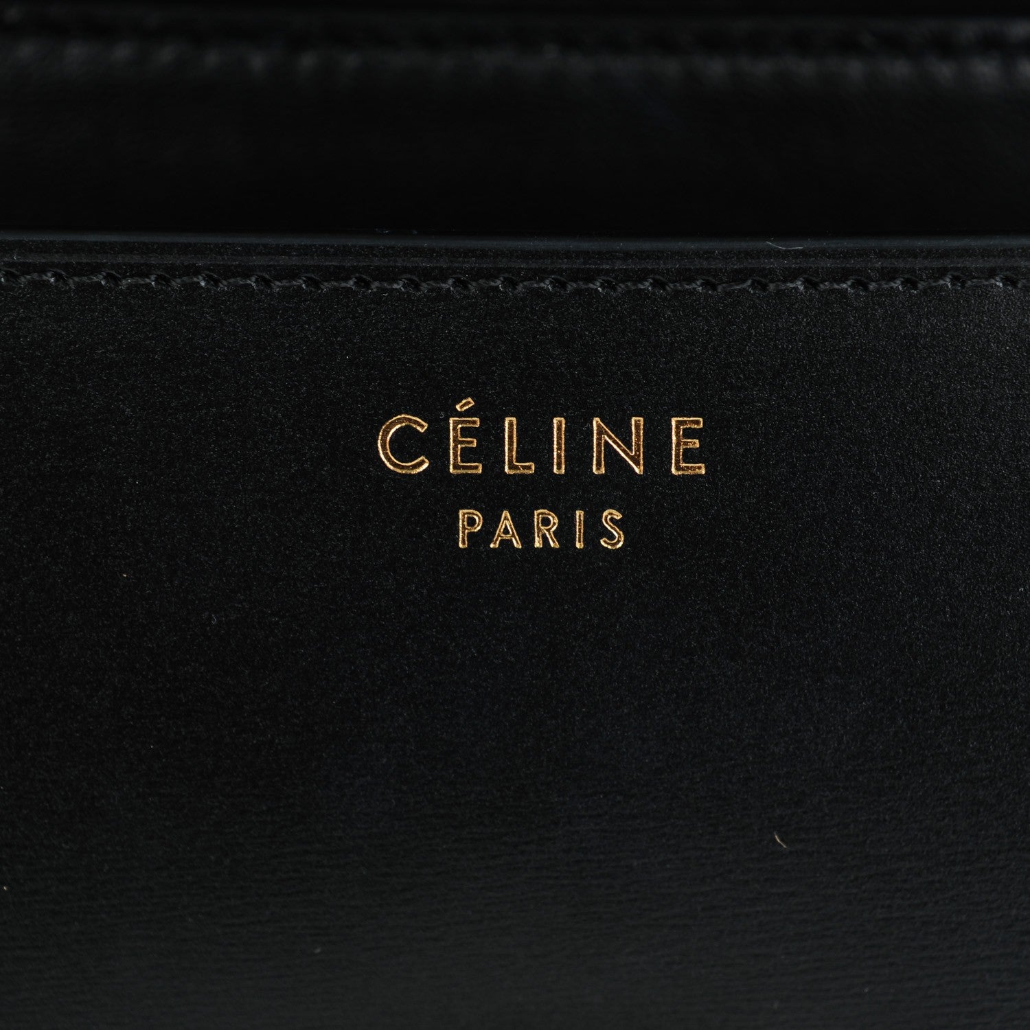 Celine Box Calfskin Medium Classic Box Flap Bag Black 6 of 7