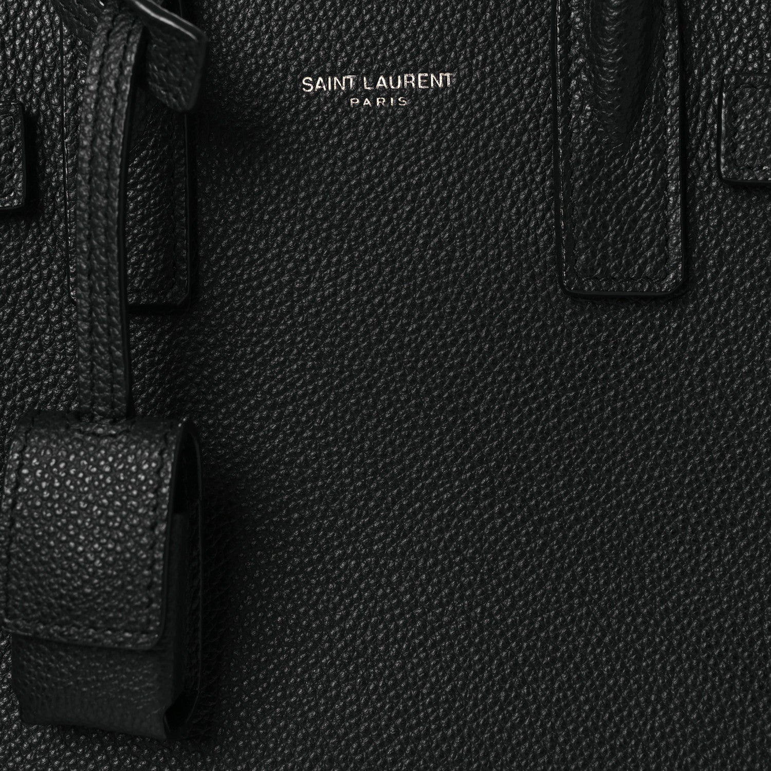 Saint Laurent Grained Calfskin Nano Sac De Jour Black 6 of 11