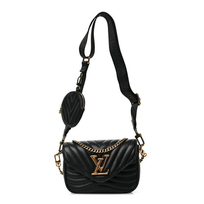 Louis Vuitton Calfskin New Wave Multi Pochette Black 1 of 10