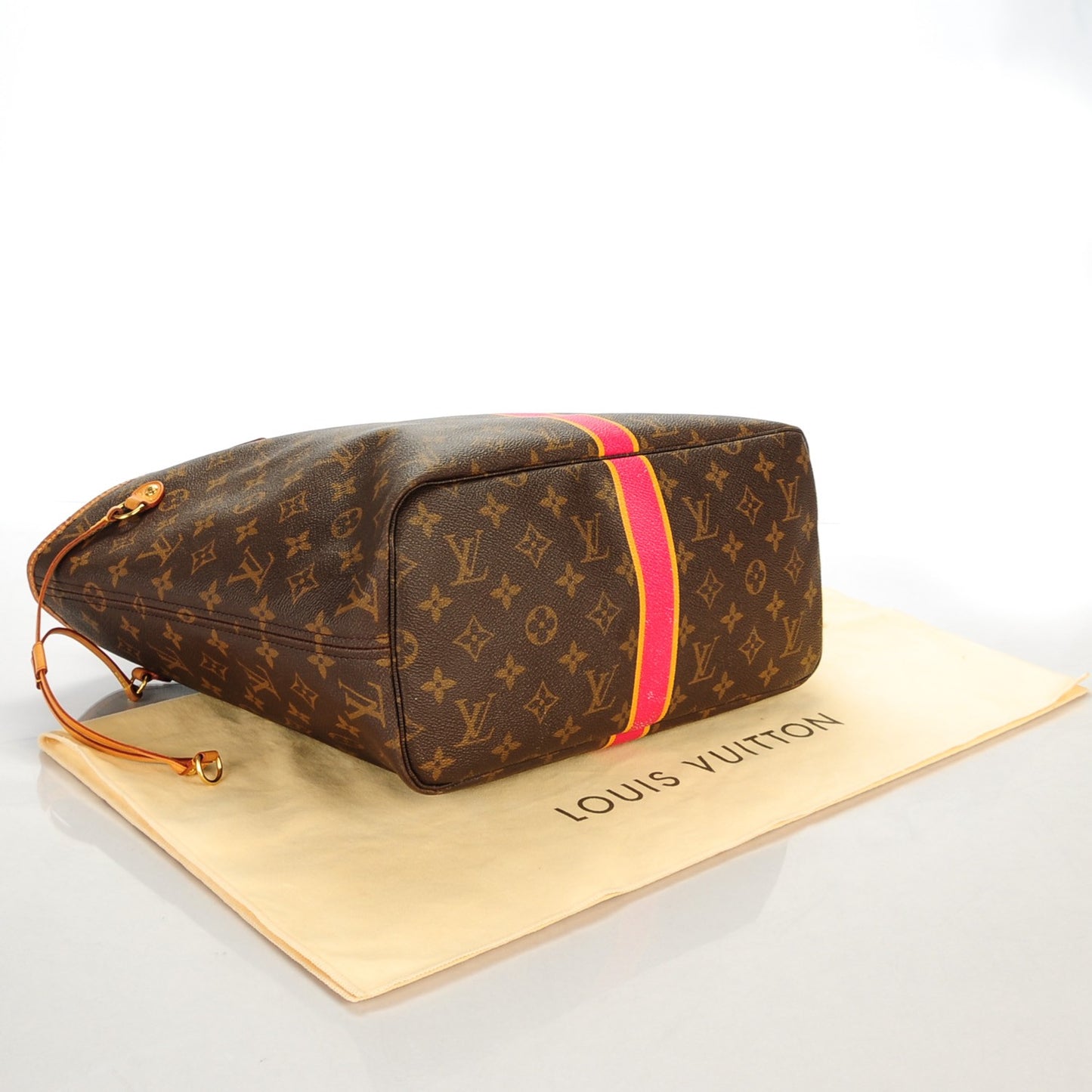 Monogram My LV Heritage Neverfull MM Fuchsia Yellow