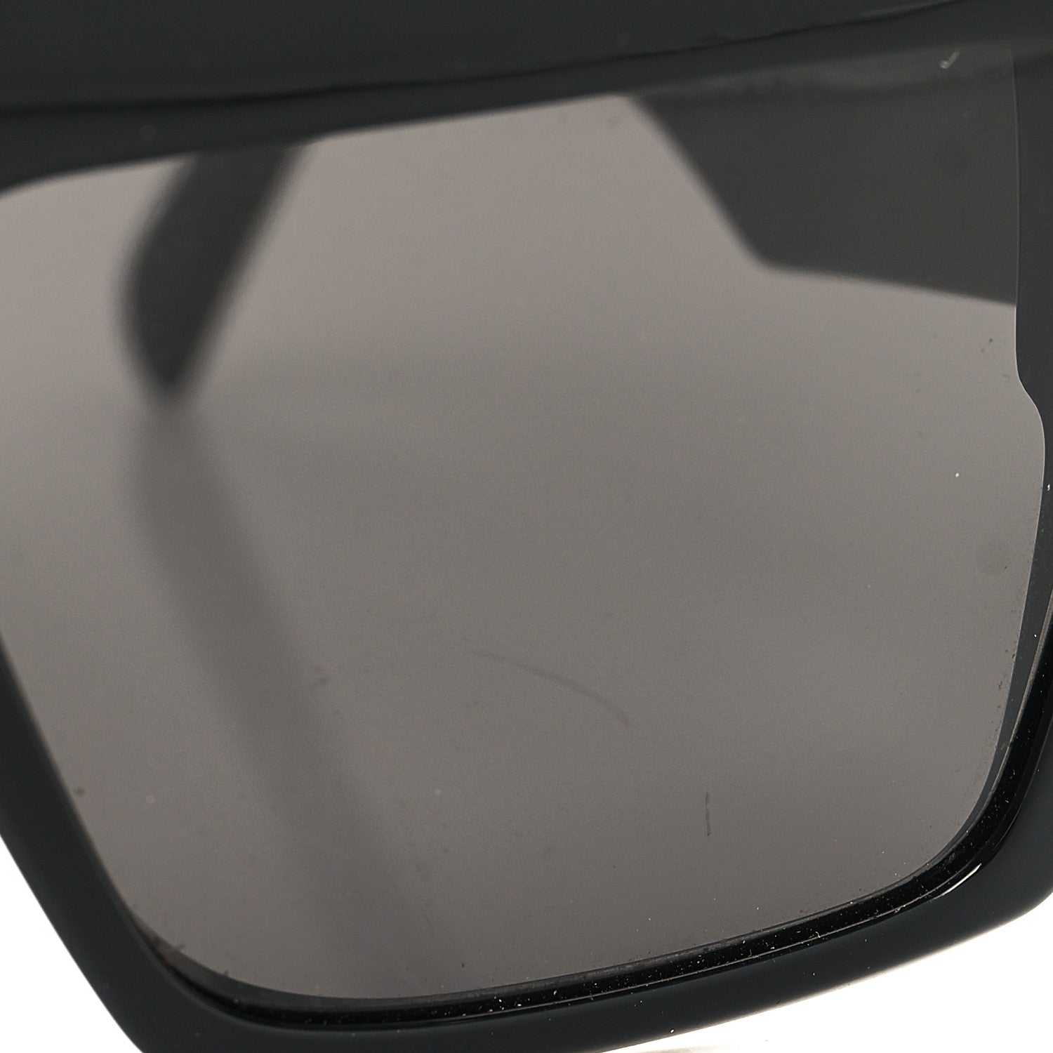 Celine Acetate Flat Top Rectangular Sunglasses CL400921 Black 9 of 10