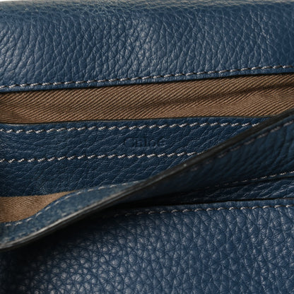 Chloe Calfskin Mini Marcie Round Crossbody Bag Royal Navy 6 of 11