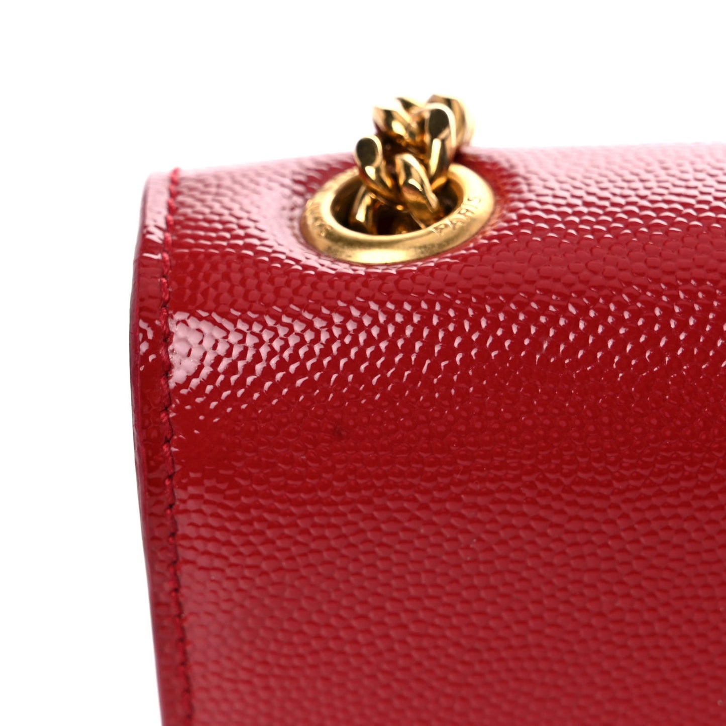 Grain De Poudre Small Monogram Kate Satchel Red