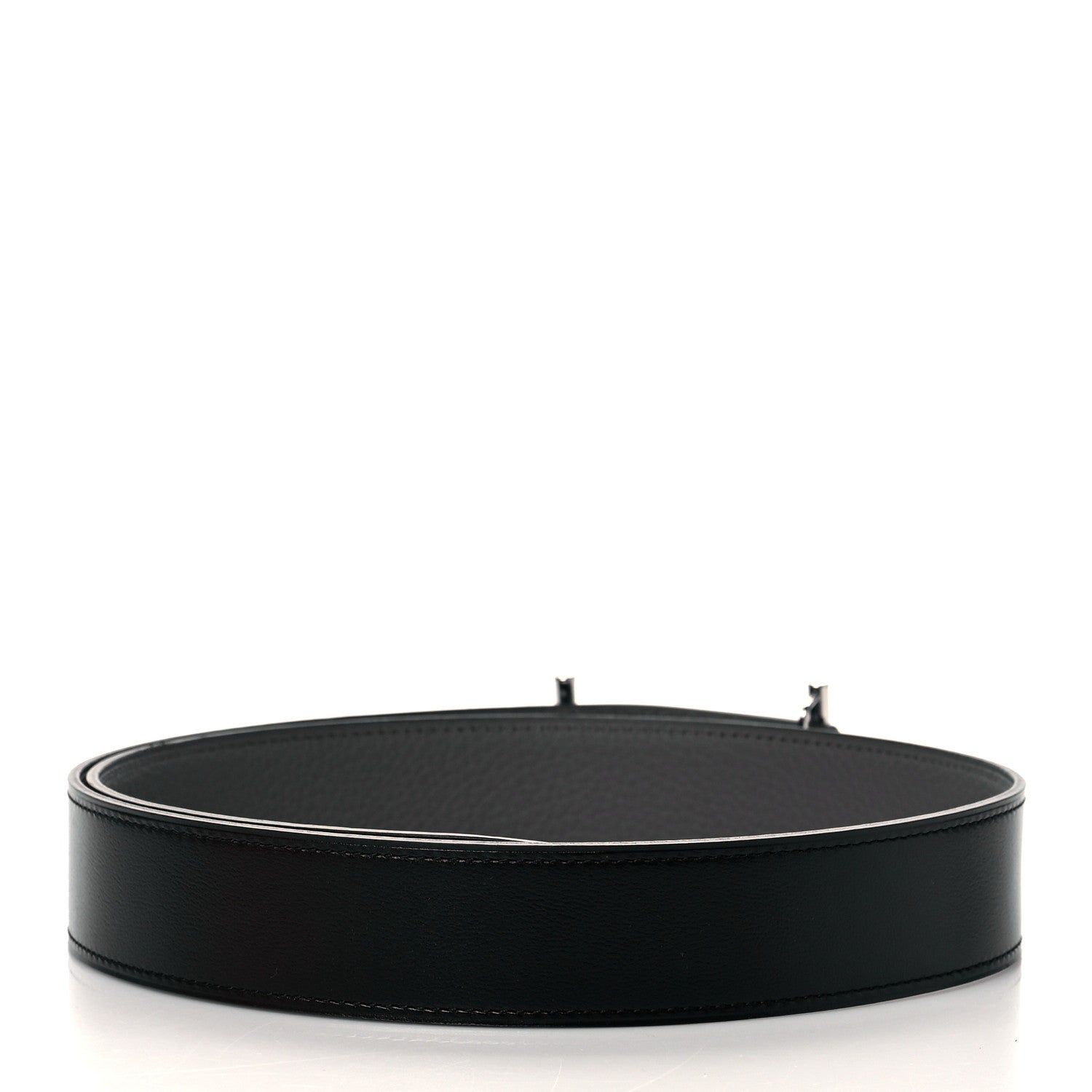Hermes Togo Box 32mm Belt 75 Black Etain 3 of 7