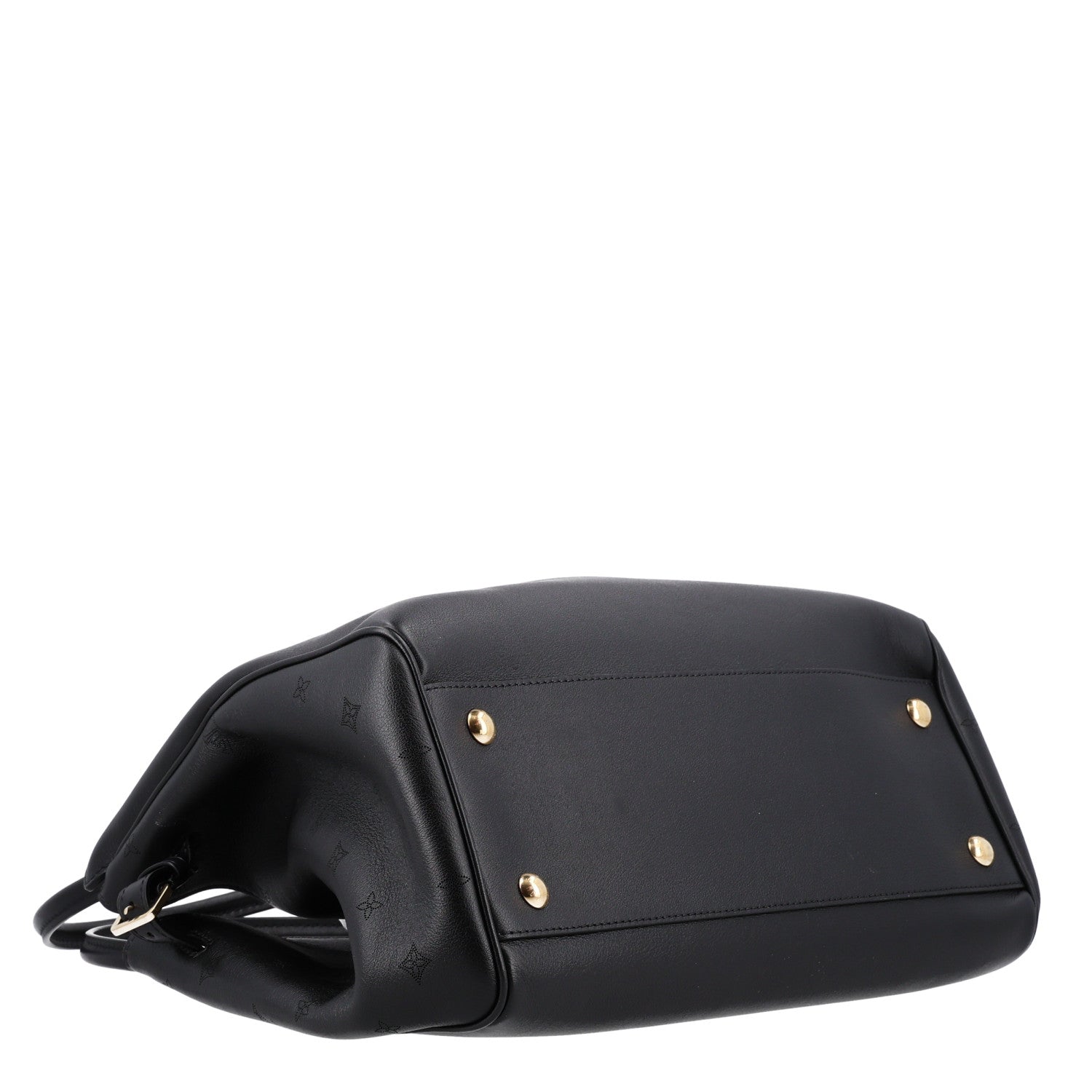 Louis Vuitton Calfskin Vendome MM Black 4 of 9