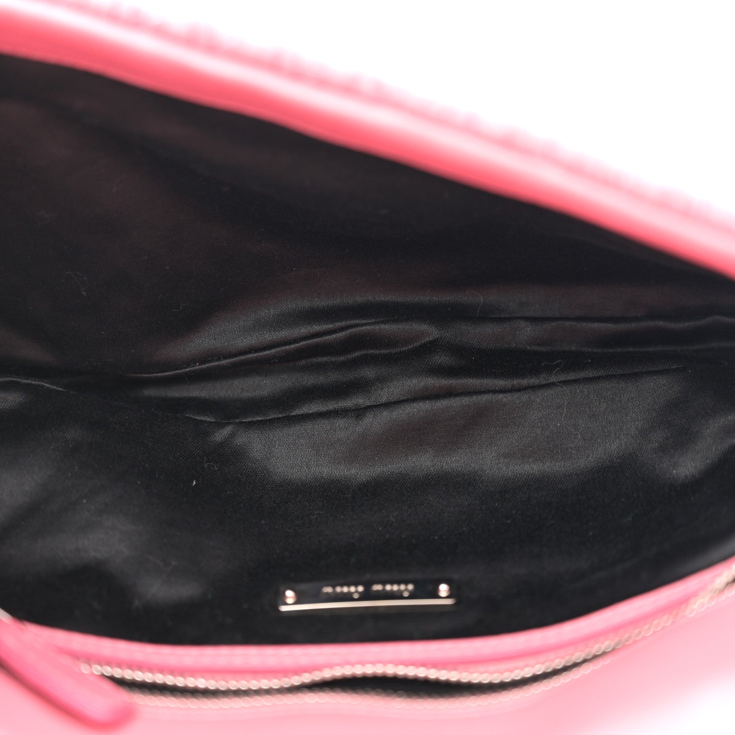 Miu Miu Nappa Matelasse Crystal Flap Clutch Pink Pomice 5 of 12