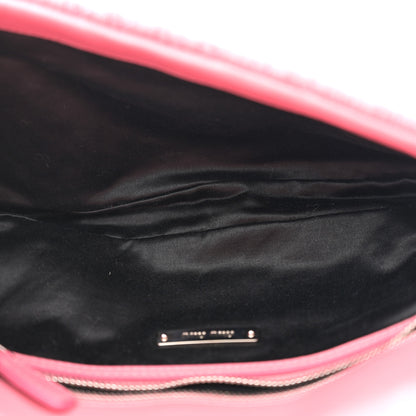 Miu Miu Nappa Matelasse Crystal Flap Clutch Pink Pomice 5 of 12