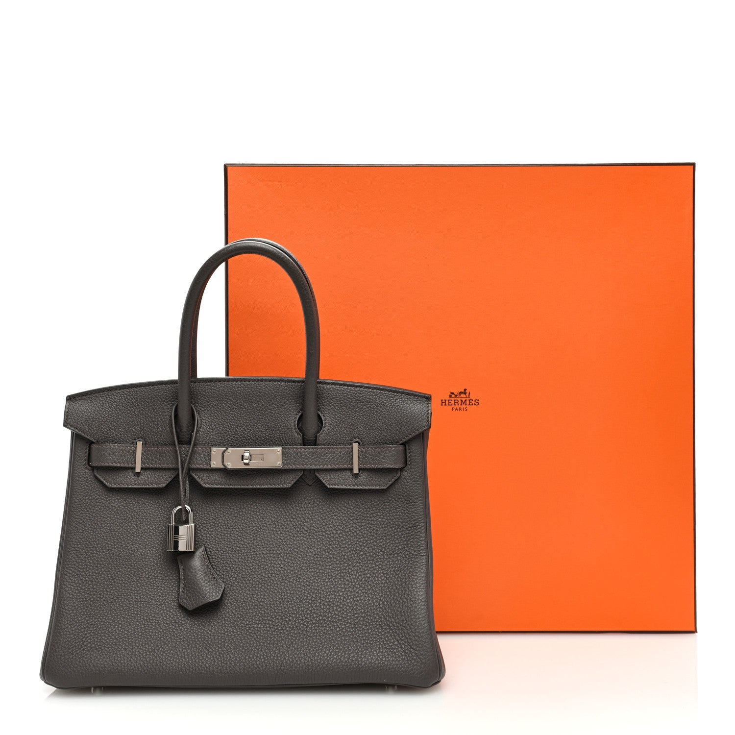 Hermes Togo Birkin 30 Etain 11 of 11