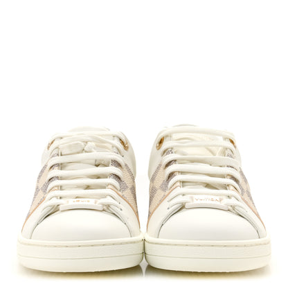 Louis Vuitton Damier Azur Front Row Sneaker 36 White 3 of 10