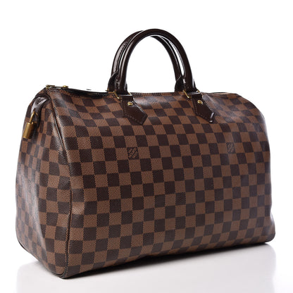 Louis Vuitton Damier Ebene Speedy 35 3 of 14