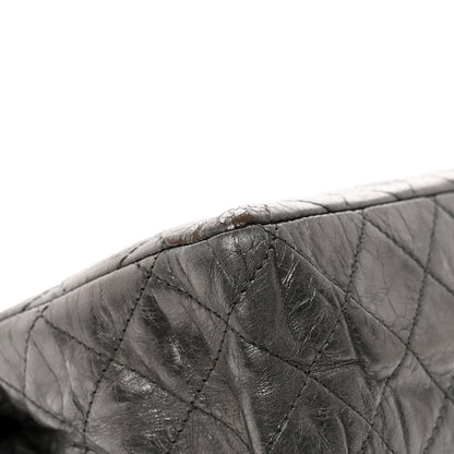 Chanel Metallic Aged Calfskin Quilted 2.55 Reissue 227 Flap Dark Silver 13 of 16