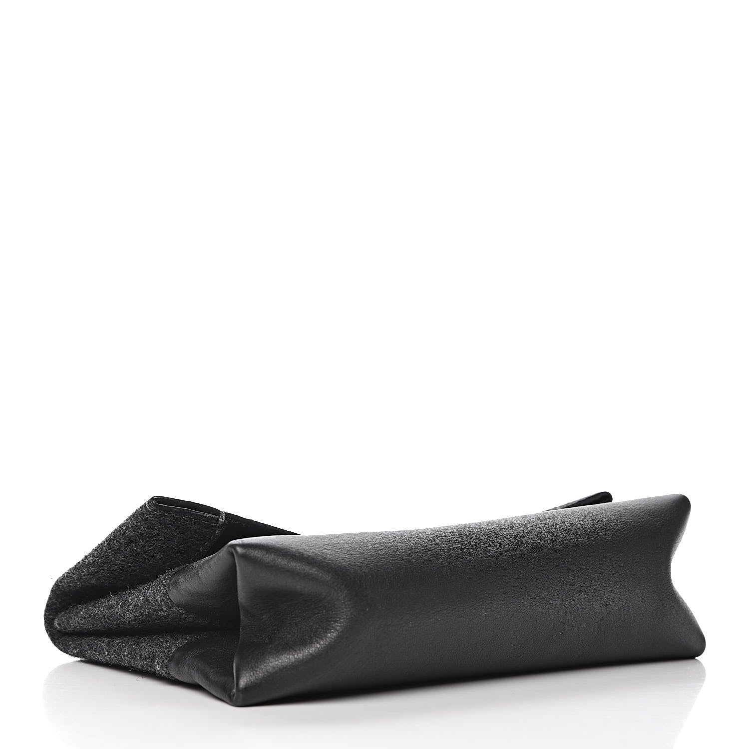 Celine Calfskin Felt All Soft Pouch Grey 4 of 8