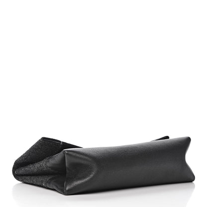 Celine Calfskin Felt All Soft Pouch Grey 4 of 8