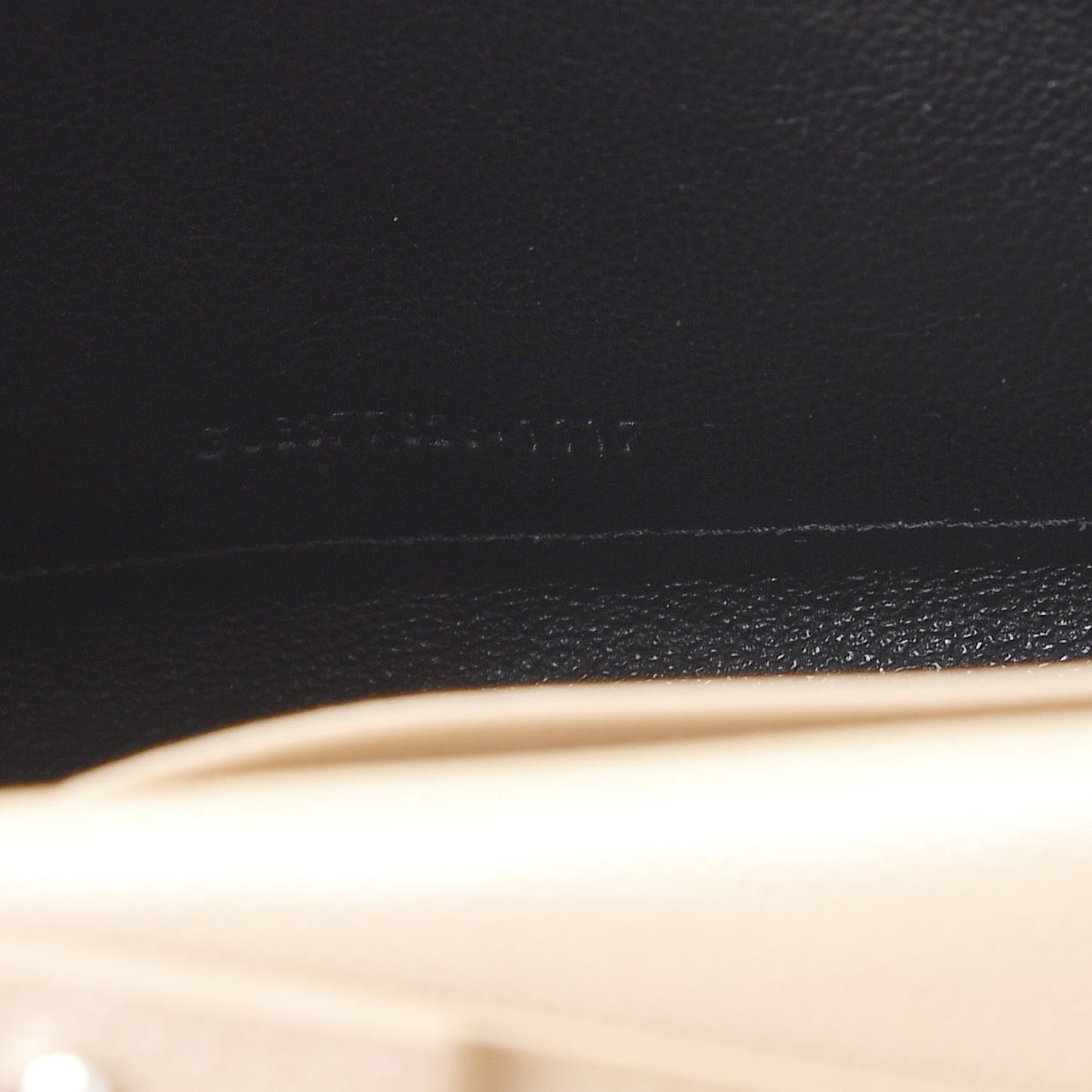 Grain De Poudre Matelasse Chevron Monogram Chain Wallet Nude Powder