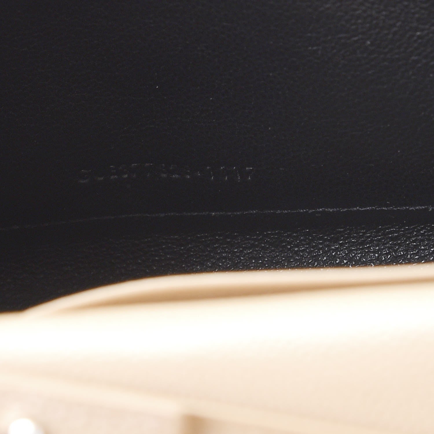 Saint Laurent Grain De Poudre Matelasse Chevron Monogram Chain Wallet Nude Powder 7 of 8