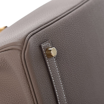 Hermes Togo Birkin 30 Etoupe 6 of 33