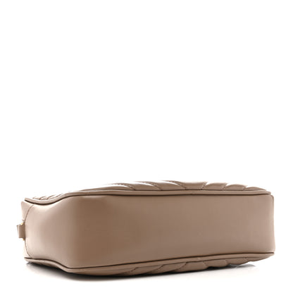 Saint Laurent Calfskin Matelasse Monogram Lou Camera Bag Dark Beige 4 of 14