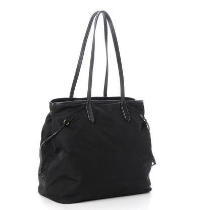 Prada Saffiano Tessuto Nylon Tote Nero Black 3 of 7