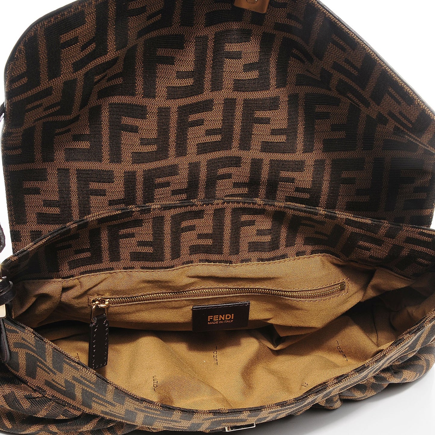 Zucca Medium Chef Shoulder Bag Tobacco